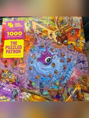 The Puzzled Patron  1000-Piece Jigsaw Puzzle from Magic Company ...